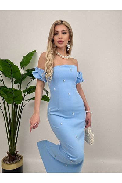 Zoe Zoe MÂNERUL DE ÎNCHIDERE ȘI PIATRA. ROCHIE DE SEARĂ LUNGĂ FĂRĂ BRETELE CU DESCHIDERE DETALIATĂ