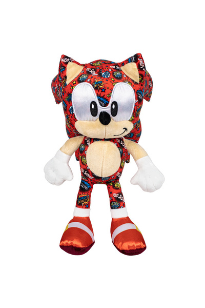 Play By Play Jucarie din plus Sonic Comics, Rosu, 30 cm