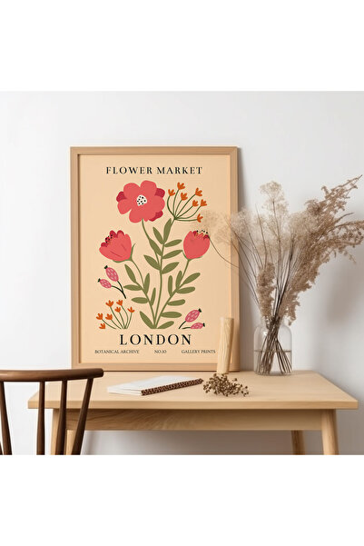 UNT Piața Florilor - Tablou cu rama din lemn din Londra