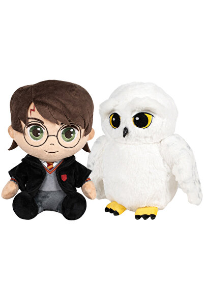 Play By Play Set 2 jucarii de plus Harry Potter si Hedwig, 16 cm
