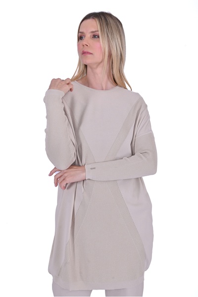 Invee 6923 Taş Rengi Tunik