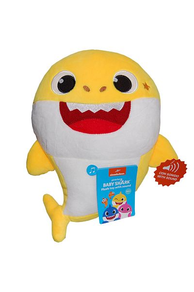 Play By Play Baby Shark musical plush toy, 25 cm