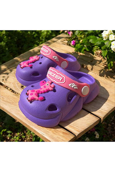 GEZER KIZ BEBEK&ÇOCUK CROS TERLİK.PLAH BAHÇE GÜNLÜK KIZ COCUK CROS SANDALET&TERLİK