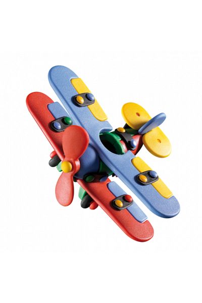 MicoMic Mic-o-mic 3D Biplane Building Toy 089.005, 14.3 cm