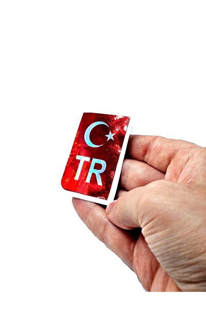 BsElektronik Plaka TR Motosiklet İçin Tasarlanmış Hologram Malzeme Motor Plak...