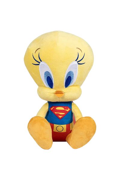 Play By Play Tweety Superman plush toy, Looney Tunes, 26 cm