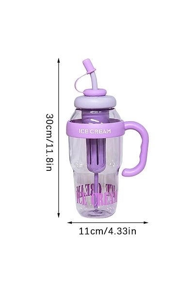 Getmaxxx Ice Bottle - Flask with Straw