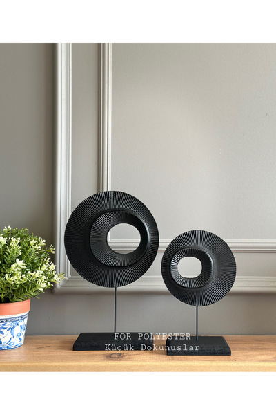 FOR POLYESTER Küçük Dokunuşlar Dekoratif Masa Üstü , 2’li Takım Dekor / Biblo...