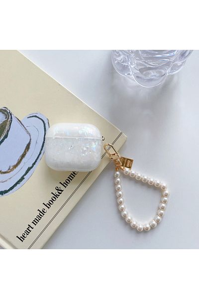 Choice for airpods pro2 08 Pearl Earphone Cases For Airpods Pro 2 Leopard Pendant Headphone Protective Cove
