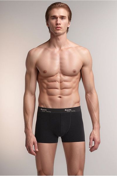 Kom Ανδρικά Εσώρουχα 2 Τεμάχια Cotton & Modal Lycra Boxer LK.02.10.LL.074