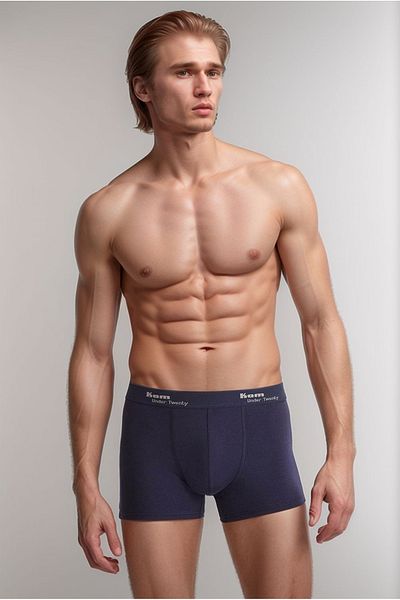 Kom Ανδρικά Εσώρουχα 2 Τεμάχια Cotton & Modal Lycra Boxer LK.02.10.LL.074