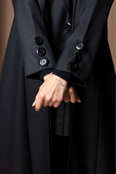 outline Formal three-piece abaya