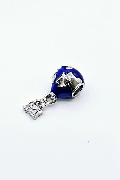 Vitastyle Steel Flying Balloon and Lock Figure Charm