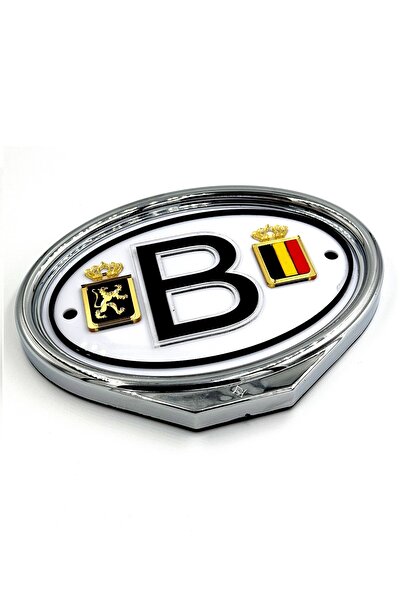 BsElektronik A Quality Oval Framed Embossed Letter B Flag Labelers Special