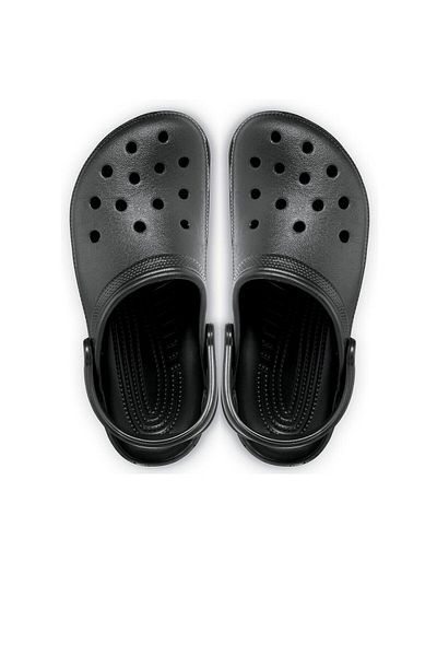Crocs Papuci negri unisex pentru utilizare zilnică confortabilă cu logo 10001-001