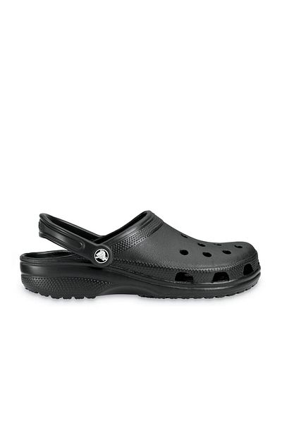 Crocs Papuci negri unisex pentru utilizare zilnică confortabilă cu logo 10001-001