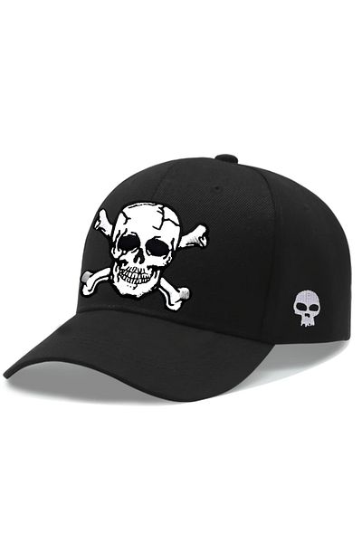 LEIVOR Skull Digital Printed Snapback Hat