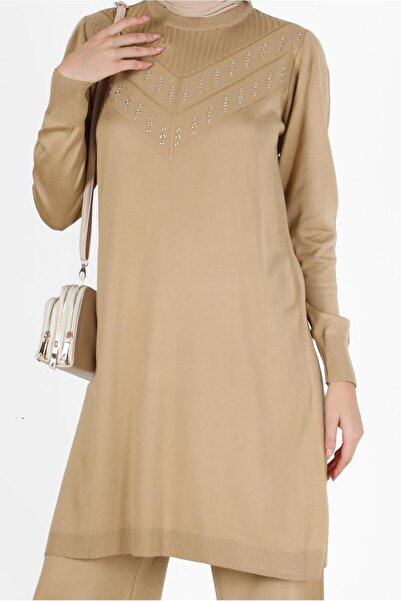 Alvina METAL ACCESSORY DETAILED KNITWEAR TUNIC 42046