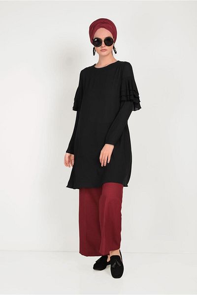 Alvina Tunic with Sleeves Frill 40493