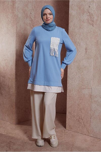Alvina Tunica de trening - Detaliat cu ciucuri, Model 44559