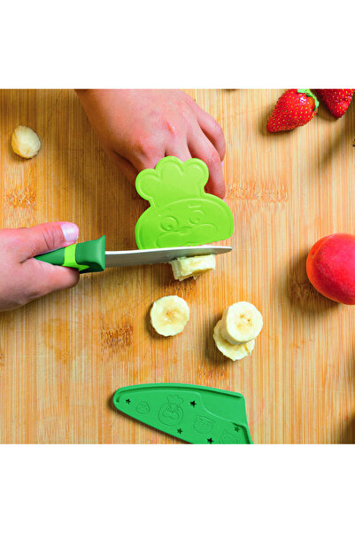 Chefclub kids Sada kuchařských nožů pro děti, modrá a červená, Chefclub Kids