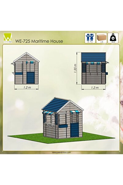 Wendi Toys Záhradný domček Maritime House (M17), hračky Wendi