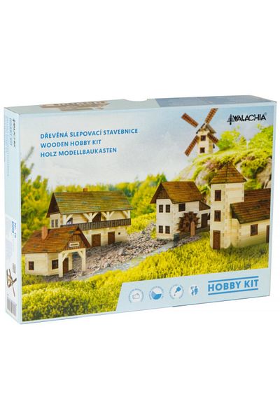 Walachia Architectural construction set Observation Tower, 124 wooden pieces, Walachia