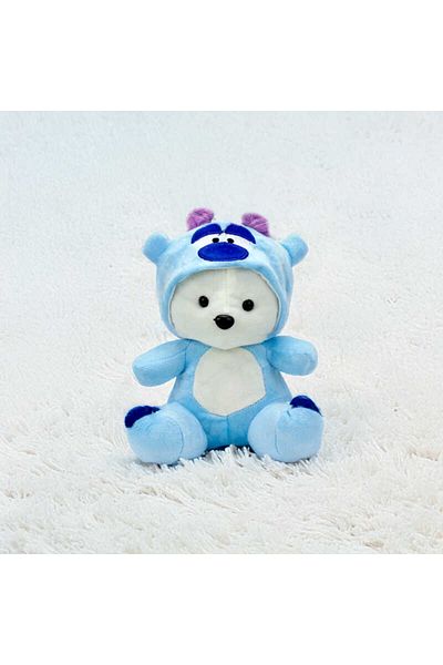 HEDİYEVİM Puffy Hug Hooded Plush Teddy Bear