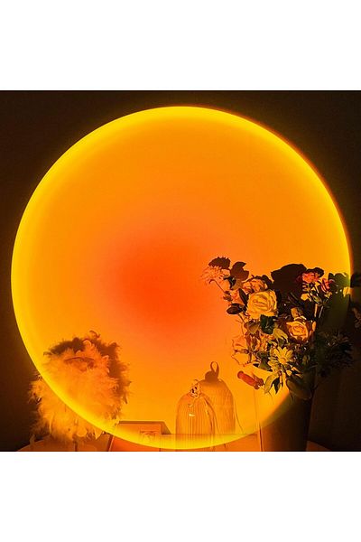 COOYA Sunset Lamp Projector, 180 Degree Rotation, with USB Port, for Photography Party Bedroom Decor
