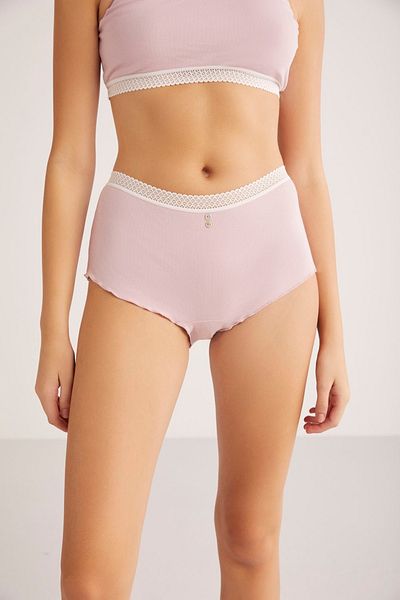Kom Pink Cotton Women's Shorts Red Modaal Supplied with Medicinal
