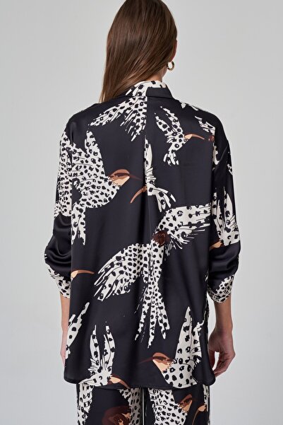 UTOPIAN Kuş Desenli Gömlek