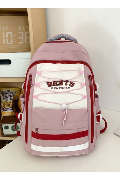 ETG Student Large-Capacity Casual Fashion Backpack School Bag 30*18*45cm