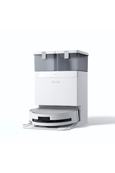 Ecovacs Robot aspirator ECOVACS DEEBOT X8 OMNI, Aspirare 18.000 Pa, aspirare & mopare simultan