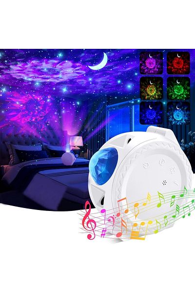 COOYA 3 in 1 Dynamic Galaxy Projector Night Light,Touch Control,Adjustable Angle,Three Projection Effects