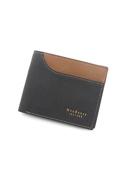 ETG Men's Wallet Short Wallet Card Holder Id Bag 12*9.5*2.5cm