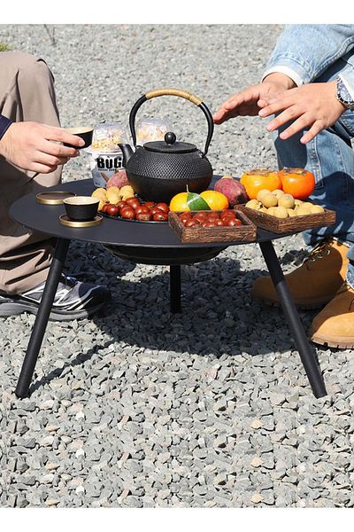 ETG Outdoor Multifunctional Portable Folding Barbecue Table