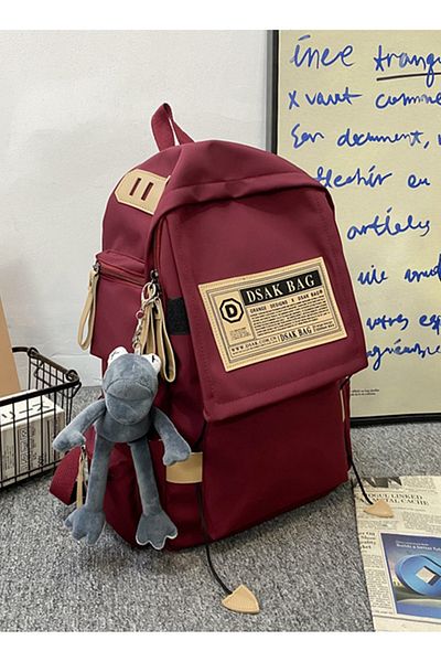 ETG Large Capacity Student Backpack School Bag (Does Not Include Pendants)
