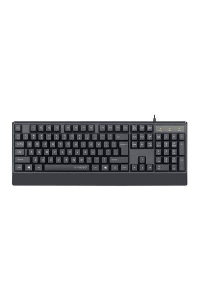 e-yooso K-500 104key ABS Membrane Keyboard for Office Work
