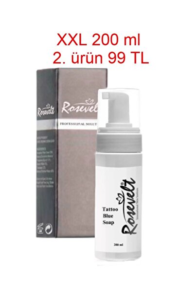 ROSEVELT Dövme Temizleme Köpüğü Yeşil Sabun Green Soap 200 ml