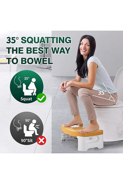 COOYA Anti-Slip Toilet Step Stool,Folding,Sturdy & Portable,Stability,for Adults and Pregnant Womentoilet