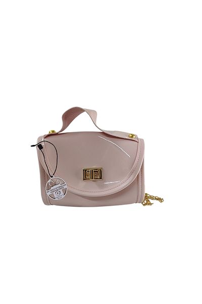 MK butik Geantă de mână și de umăr pentru fetiță cu mini curea cu lanț lung (14×10×7CM)