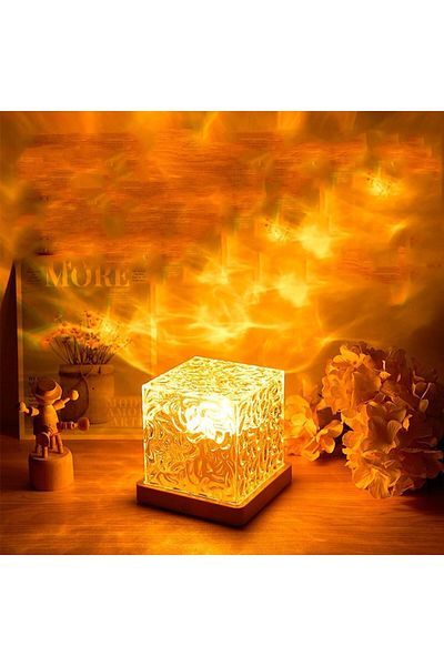 COOYA Projector Light, 16 Color USB Power, with Remote Control, Ocean Wave Night Light, for Kids Adults