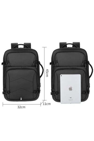 Yelajoy 15 Inch Laptop Bag,Mesh Fabric,Heat Dissipation,with USB Charging Interface,For Travel,Work