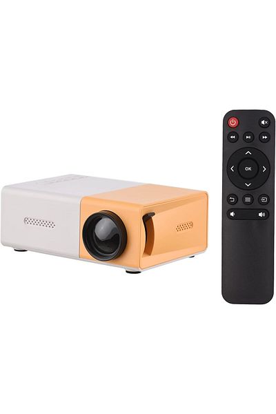 COOYA Mini LED Projector, Supports 720P, 1080P, with Built-in Speaker, for Home Entertainment