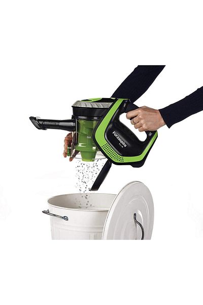 Polti Aspirator vertical Polti Forzaspira Slim SR110, Autonomie 50 min, 0,5 L (Negru/Verde)