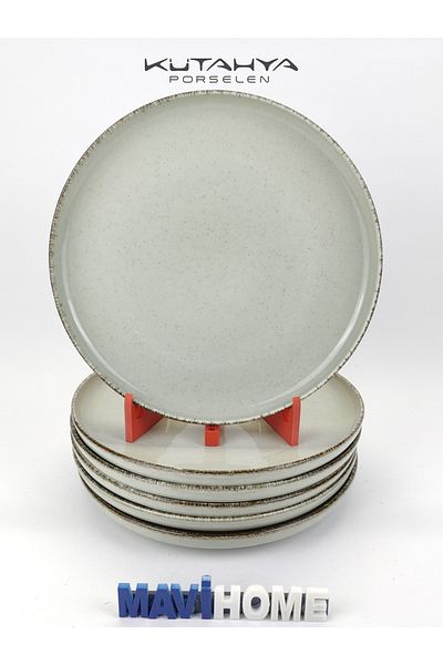 MAViHOME Moderna Series 25 cm Green Service Plate 6 Pieces