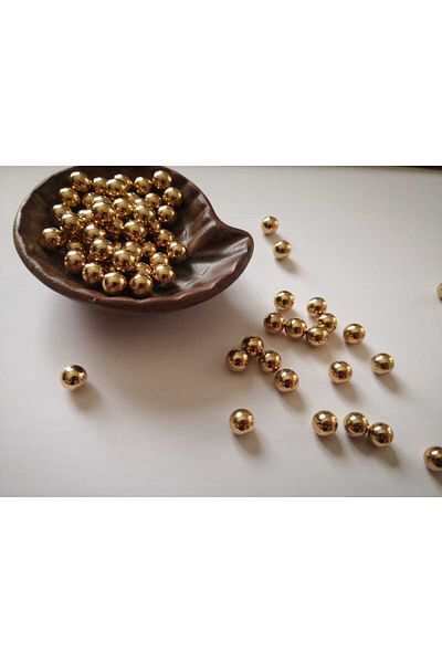 PASAMİA 8 mm Rose Color Undrilled Pearl 30 Gr (80-85 Pieces)