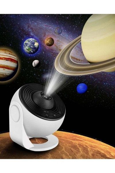 COOYA Planetarium Galaxy Projector, 12 in 1, 12 Film Discs, 360° Rotation, 4K Galaxy Night Sky Light