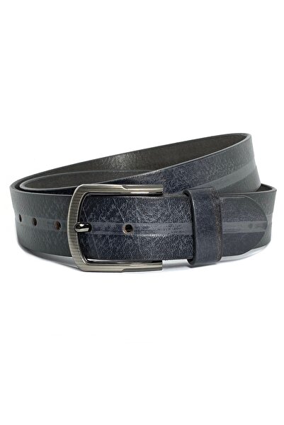 Classic Milano Genuine Leather Belt Men - Semi-Casual Men's Belts - Black & B...