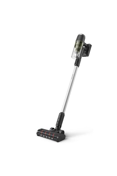 Philips Aspirator vertical Philips XC3033/01, Autonomie 60 minute, Aspirare ciclonica, 25.2 V, (Negru/Verde)